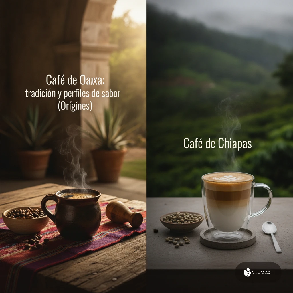 Café de Oaxaca vs café de Chiapas