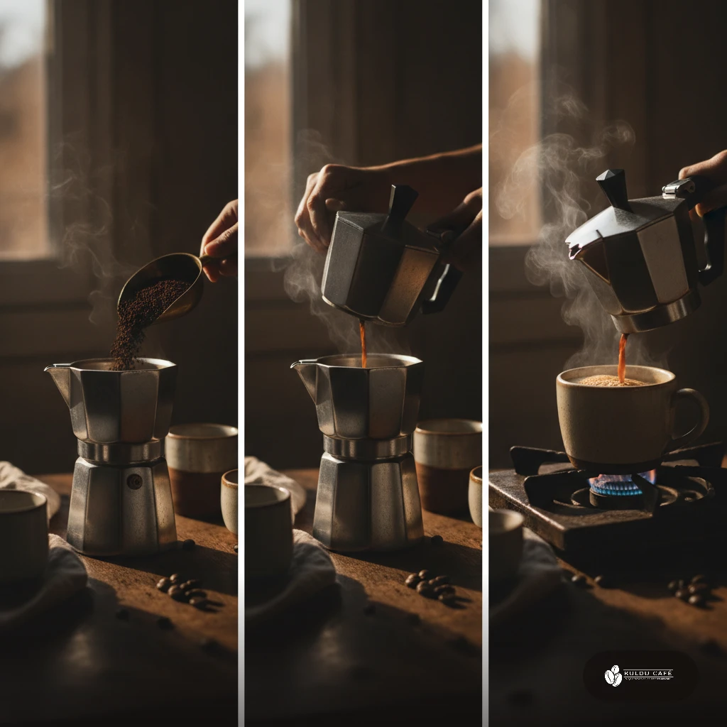 Paso a paso: cómo usar la cafetera moka