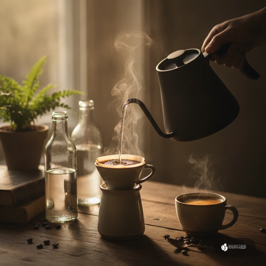 Elegir agua embotellada para café de especialidad