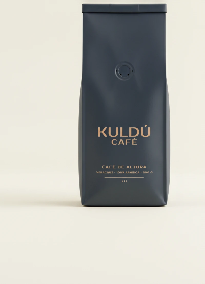 Kuldú Café House Blend, bolsa 500g, vista frontal