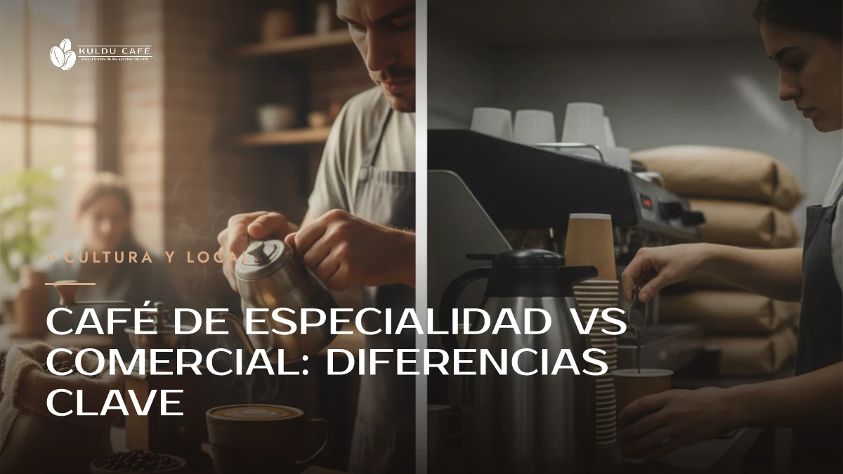 Café de especialidad vs comercial: diferencias clave